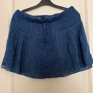 Flowy polkadot skirt!